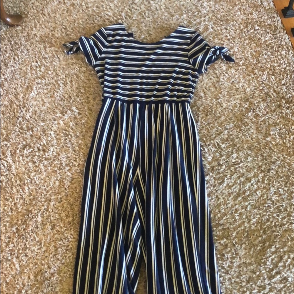 My Michelle Girls striped jumpsuit